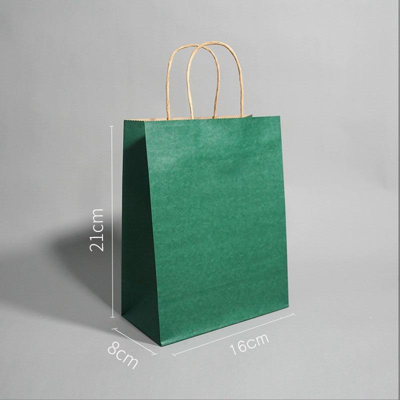 Переплетенная бумага Крафт сумки подарка ресиклабле небольших ручек сумок партии добычи свадьбы