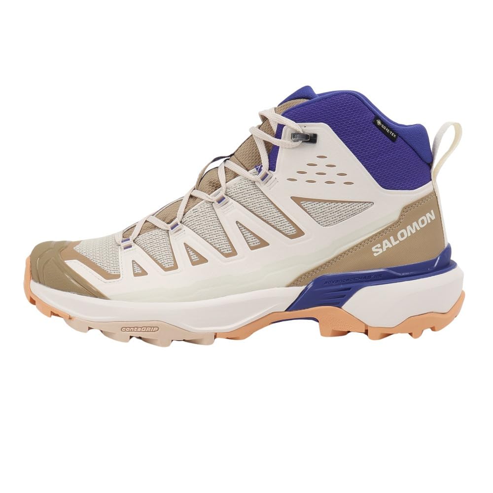 Треккинговые ботинки X ULTRA 360 EDGE MID GTX L47378100 Выбеленный синий [Salomon] Мужские Песочный/Морская капуста/Спектральный 25.5см