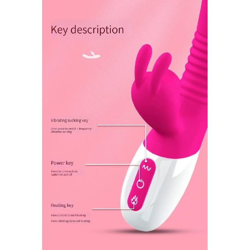 Голова кролика сосет клитор, AV Magic Stick, дилдо, вибратор для стимуляции точки G, теплый массаж, женский мастурбатор, секс