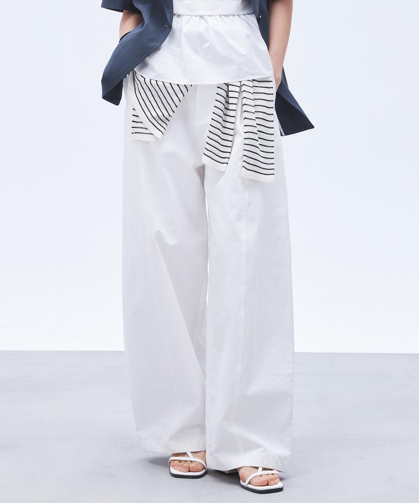 MIXXO Balloon Fit Single-Pleat Cotton Pants_Miwtcg34Ss
