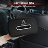 Car Tissue Box Seatback Tissue Bag Easy Installation For Citroen C3 C5 C1 C2 Berlingo Celysee Cactus Picasso Aircross Saxo Grand