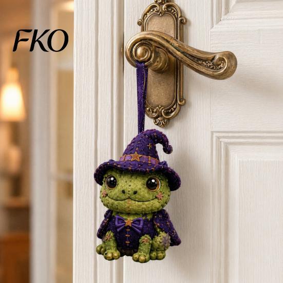 Animal Patchwork Craft Halloween Friends Kit, DIY Sewing Make 4 Kit Adorable Characters, for Beginners Handmade Gift Holiday Decor