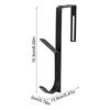 Fireplace Garland Hanger 2 Pieces Fireplace Stocking Hanger Christmas Decoration Adjustable Hooks For Retail Store Display