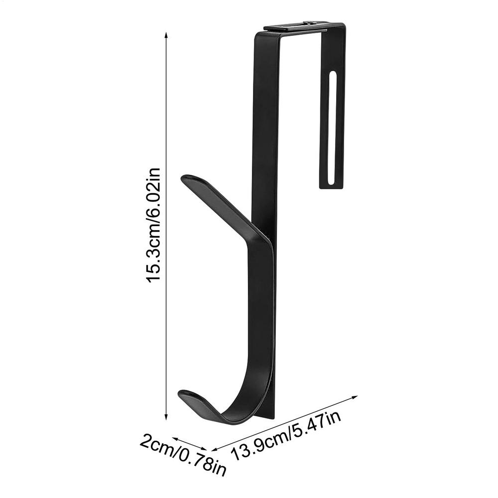 Fireplace Garland Hanger 2 Pieces Fireplace Stocking Hanger Christmas Decoration Adjustable Hooks For Retail Store Display