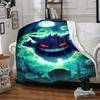 1pc Ghostly Pokémon Blanket Soft All Season Throw with Vibrant Design, Perfect for Home, Travel, and Gifts, Ideal for Naps and Camping