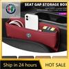 Car Sticker For 159 147 Car Seat Crevice Storage Box Slit Gap Filler For Alfa Romeo Giulia Stelvio Giulietta 156 159 QA4