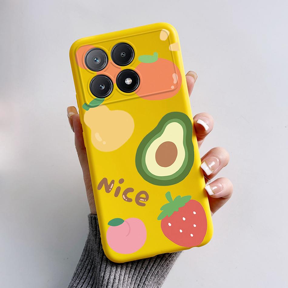 For Xiaomi Poco X6 Pro 5G Case Cute Cartoon Cat Frog Cover Soft TPU Phone Case For Xiaomi Poco X6 PocoX6 Pro X6Pro Fundas Bumper