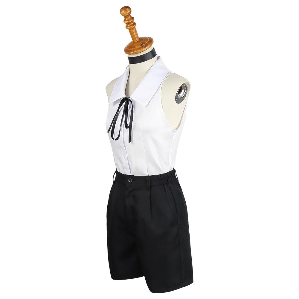 Anime Chainsaw Man Reze Cosplay Costume Shirt Shorts Bomb Wig Carnival Clothes Halloween Party Uniform Suit