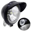 Motorcycle Head Light Angel Eye Lamp Black LED Spot Fog Passing Driving Lamp Angel Eye Fit For Harley Honda Kawasaki