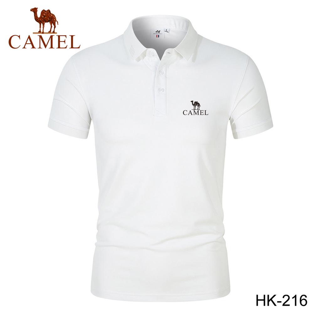2024 Spring/Summer Men's New Moisture Wicking Quick Drying Solid Color Polo Shirt Embroidered Polo with Polo Collar