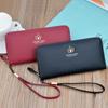 Women's Fashion Long Zipper Wallet - Large Capacity Clutch with Litchi Pattern and Mobile Phone Pocket