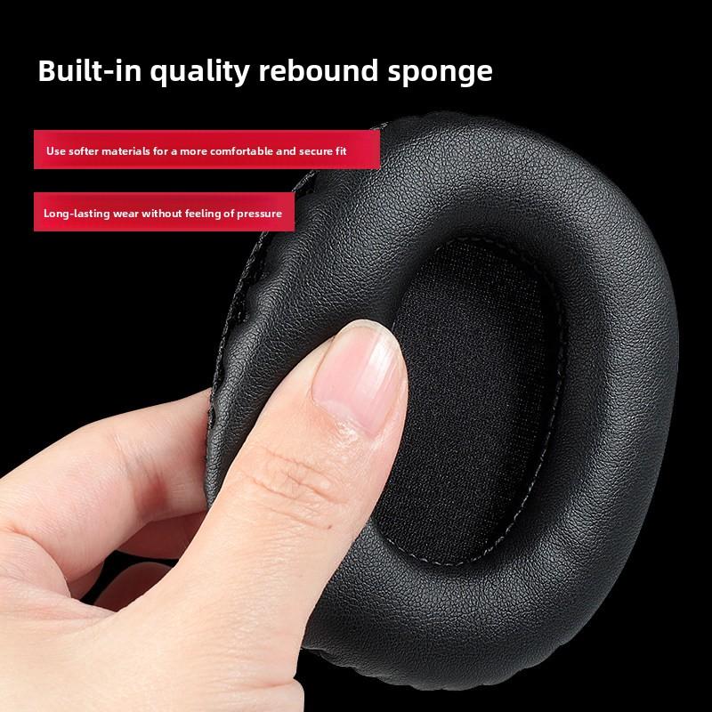 Replacement Ear Pads Cushions for Marshall Monitor1 Wireless/Wired Over-Ear Headphones Noise Isolation Foam