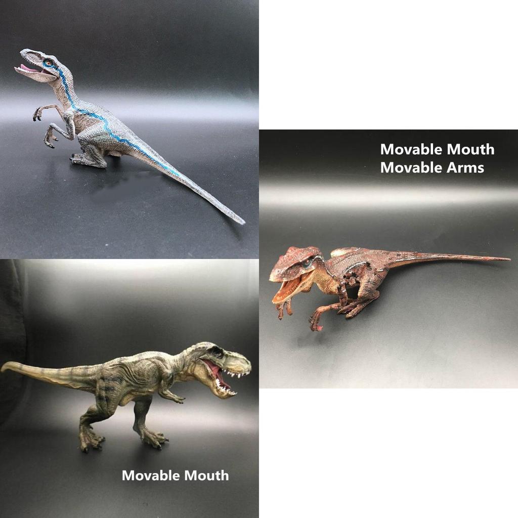 Classic Appeal 2018 Blue Velociraptor Figure With Movable Features For Action Figure Collectors