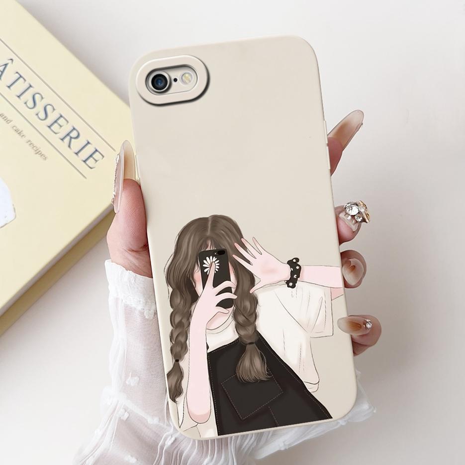 For Apple iPhone 6 6S Plus Case Fashion Candy Painted Cover Shockproof Phone Case For iPhone 6S Plus iPhone6 S Soft Fundas Coque