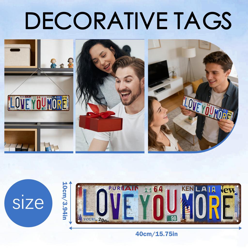 Tin Painting Bar Clothing Store Home Wall Decoration Tin Painting