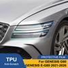 Защитная пленка для фар автомобиля из ТПУ для GENESIS G8 E-G80 Дымчато-черная Высокоглянцевая Предварительно вырезанная PPF Антицарапающая Комплект виниловой обтяжки для автомобиля
