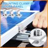 4Pcs Adjustable Solar Panel Mounting Z Brackets Solar Rail End Clamps Solar System Accessories