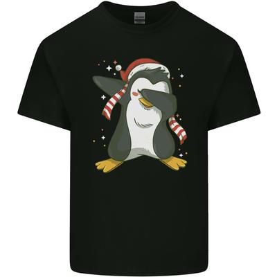 Christmas Dabbing Penguin Funny Xmas Unisexs Light Cotton TShirt