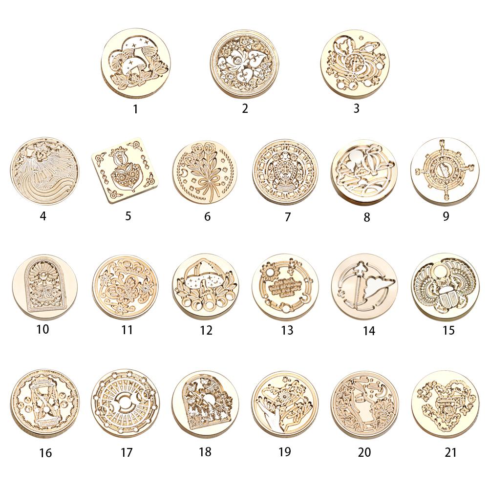 Классический винтажный конверт с медной головкой и восковой головкой для свадебной открытки