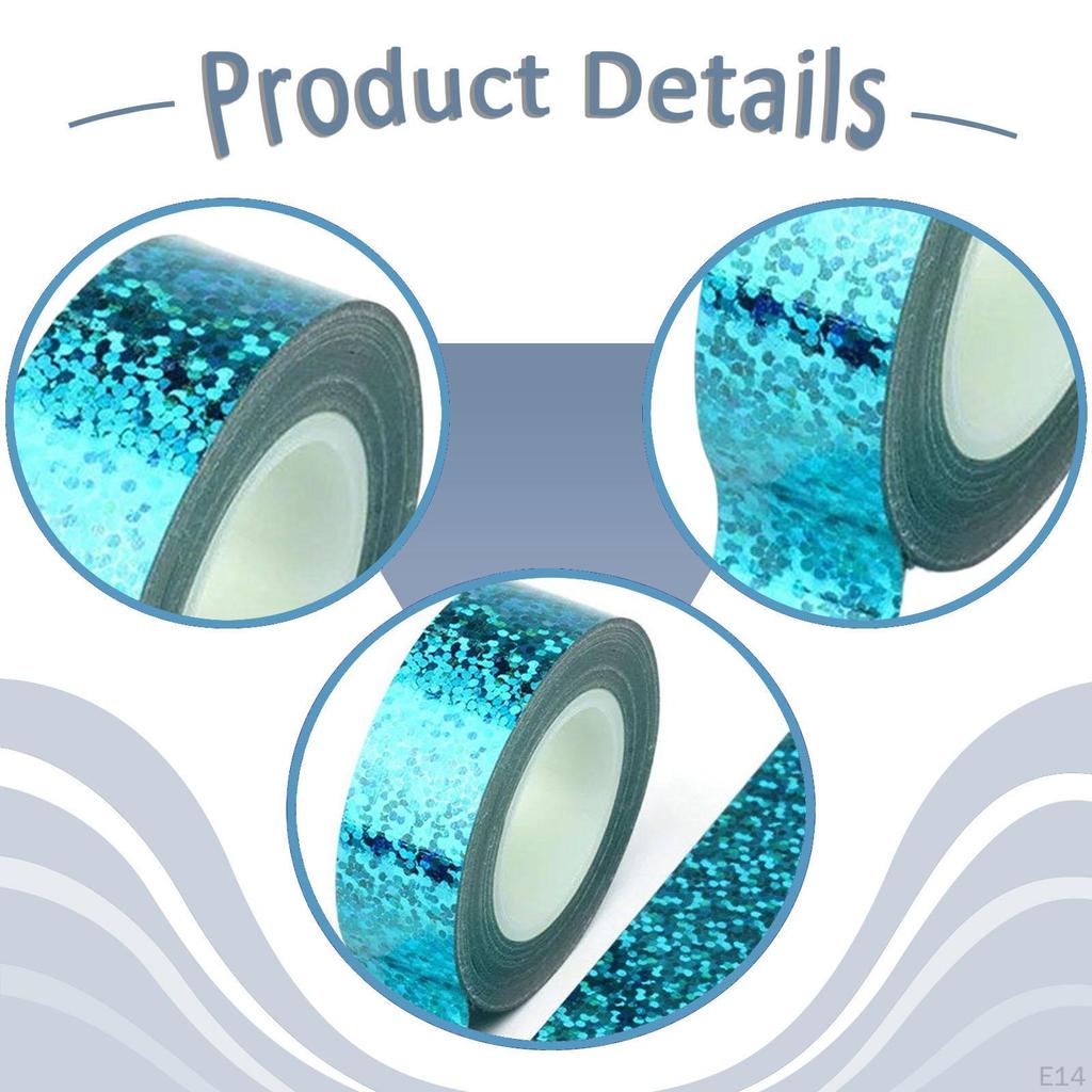 Декоративная лента для гимнастического обруча 0,59 дюйма x 5 м / 16,4 фута Легкое нанесение Толстая 1,5 см x М