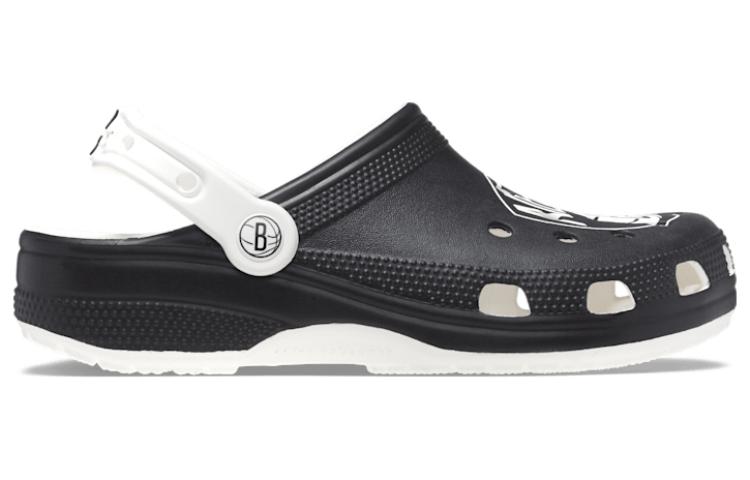 Men's Clogs Crocs Classic Clog NBA Brooklyn Nets White/Black
