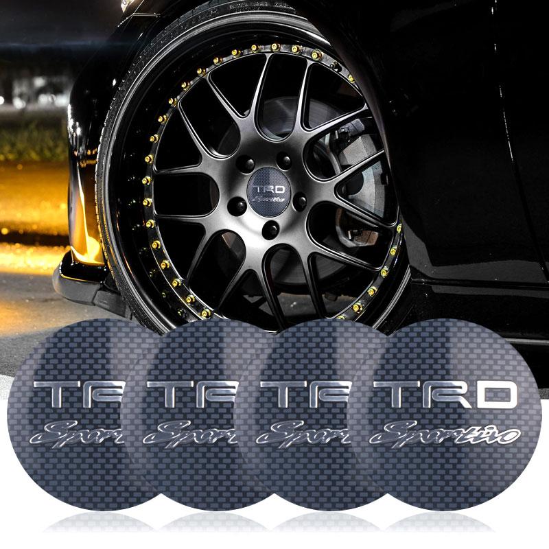 2026 Новый Для Toyota 4 шт. Центральный колпачок ступицы колеса автомобиля Алюминиевая металлическая наклейка с логотипом Для Toyota Corolla Camry Rav4 Yaris Hilux Prius Au
