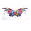 Crown Cross Wing Butterfly Flower Tattoo Stickers 3D Texture Instant Decals  Chest Waist Clavicle