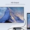 Многопортовый адаптер док-станции USB-концентратора TypeC 5IN1 с 4K HD RJ45 Ethernet USB 3.0 PD