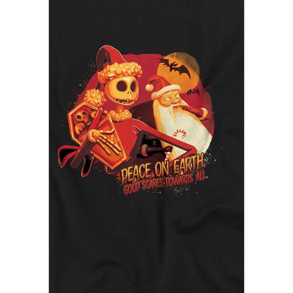 The Nightmare Before Christmas Childrens/Kids Good Scares Towards All T-Shirt