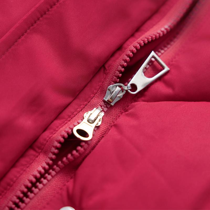 Elegant Middle Age Woman Winter Coats Hooded Casual Thick Warm Long Parkas Women's Jackets