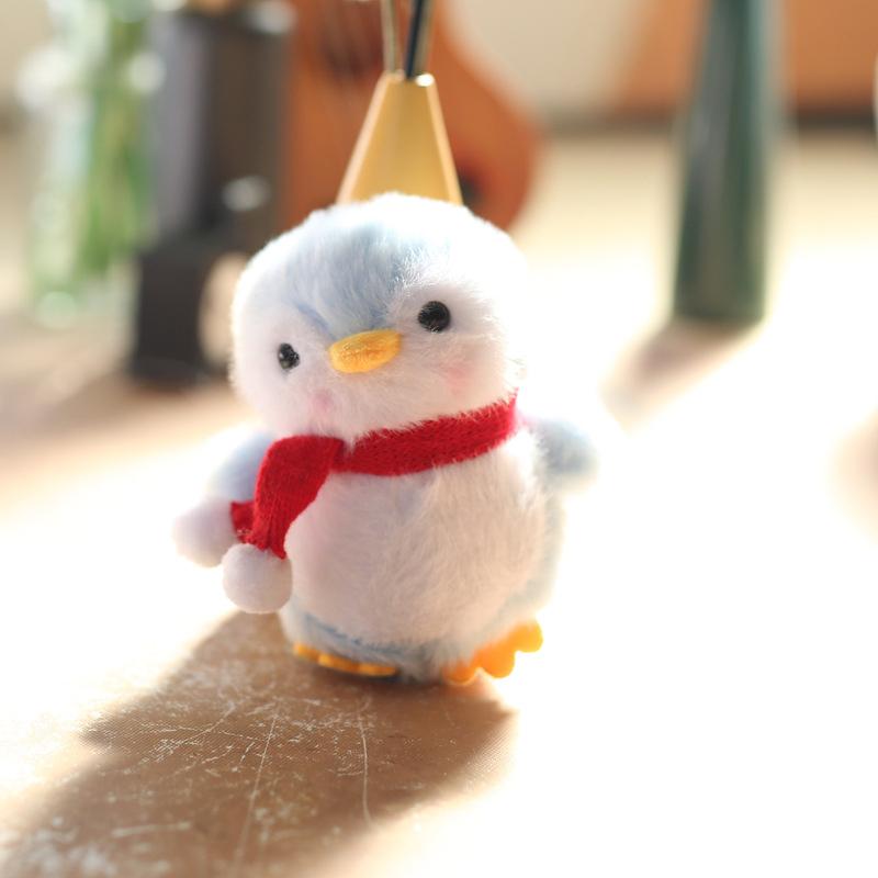Милый мультяшный пингвин плюшевая кукла рюкзак подвесные украшения сумка брелок кулон девичья милая мягкая игрушка тряпичная кукла детский подарок на день рождения