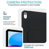Для iPad (2025)/10.9 (2022) Чехол TPU + PC с подставкой, приятный для кожи, для планшета
