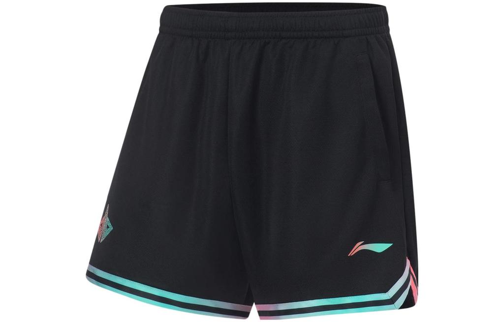Li Ning Sports Basketball Collection Basketball Shorts Men's Black AAPT043-12