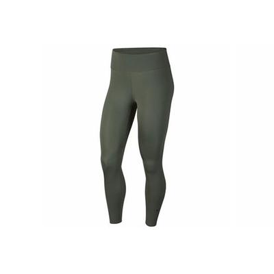 Nike Леггинсы One Luxe Solid Color Fitness Training со средней посадкой, женские леггинсы, зеленые BQ9995-326