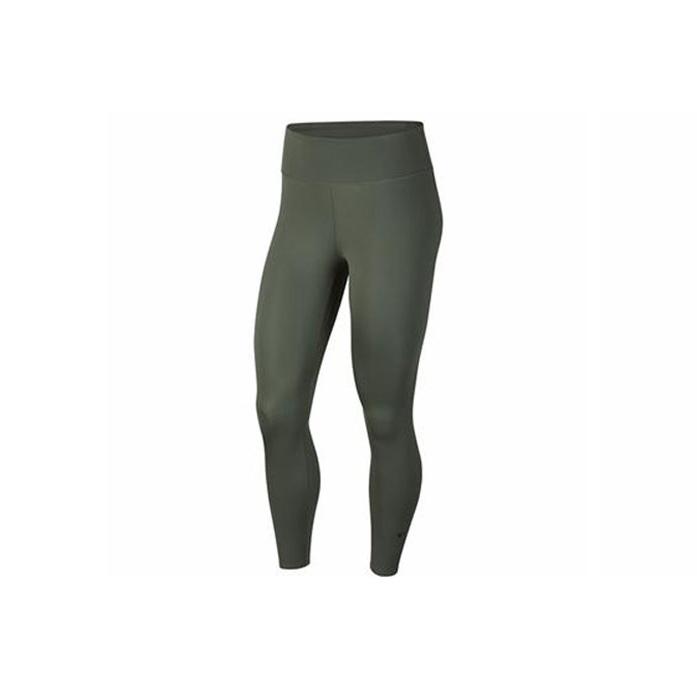 Nike Леггинсы One Luxe Solid Color Fitness Training со средней посадкой, женские леггинсы, зеленые BQ9995-326