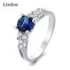 Классическое кольцо Lindon из медного сплава с цирконием, женские ювелирные изделия, свадебный подарок для вечеринки