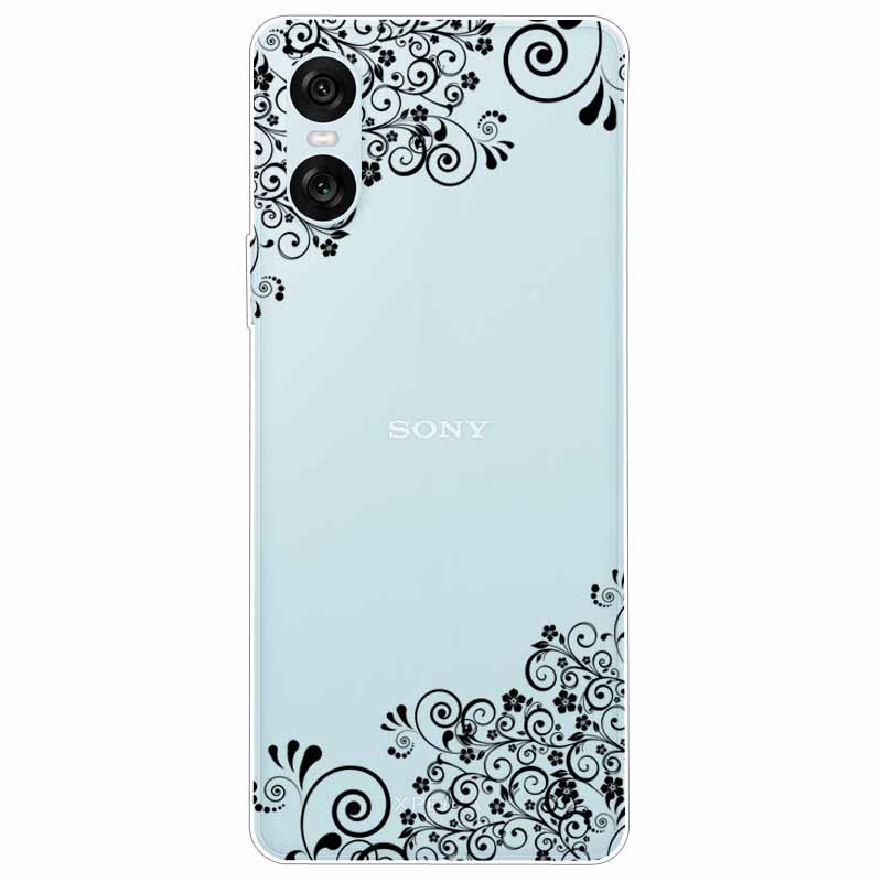 Силиконовый прозрачный чехол для Sony Xperia 10 VI Чехол TPU Милый прозрачный корпус для Sony Xperia 1 VI Чехол 10VI 1VI Печать Мультяшный