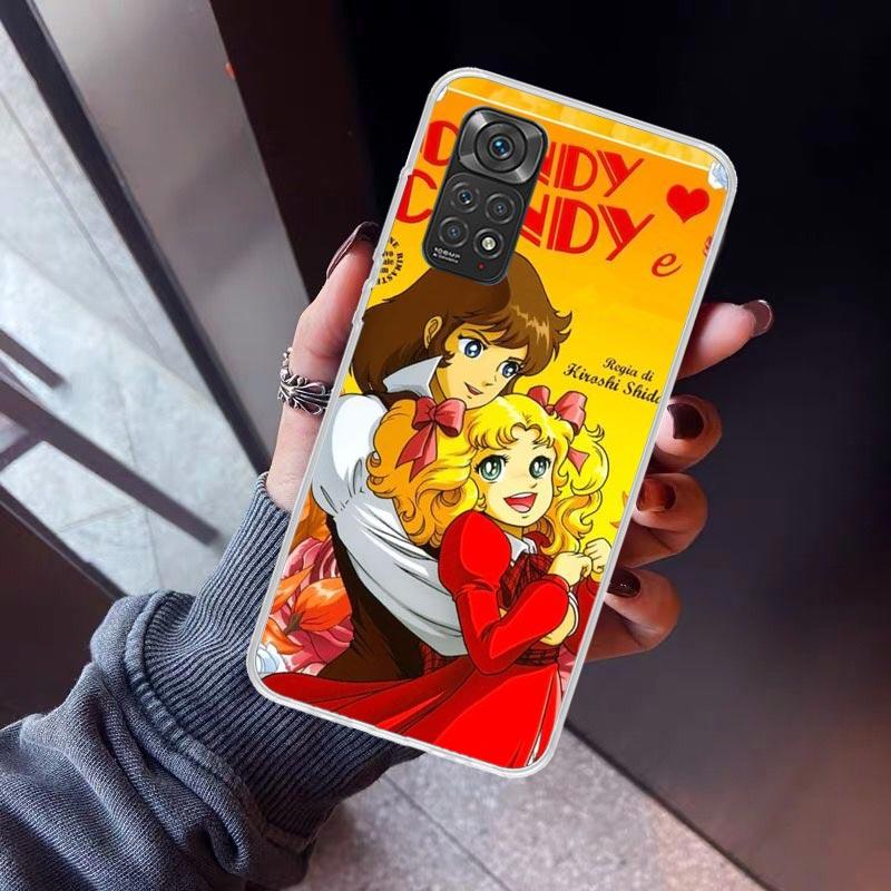 Candy 90s Anime Phone Case For Xiaomi Redmi Note 10 11 12 13 14 15 Pro Plus 11S 12S 14S 11T 11E 10S Soft TPU Back Cover Redmi No