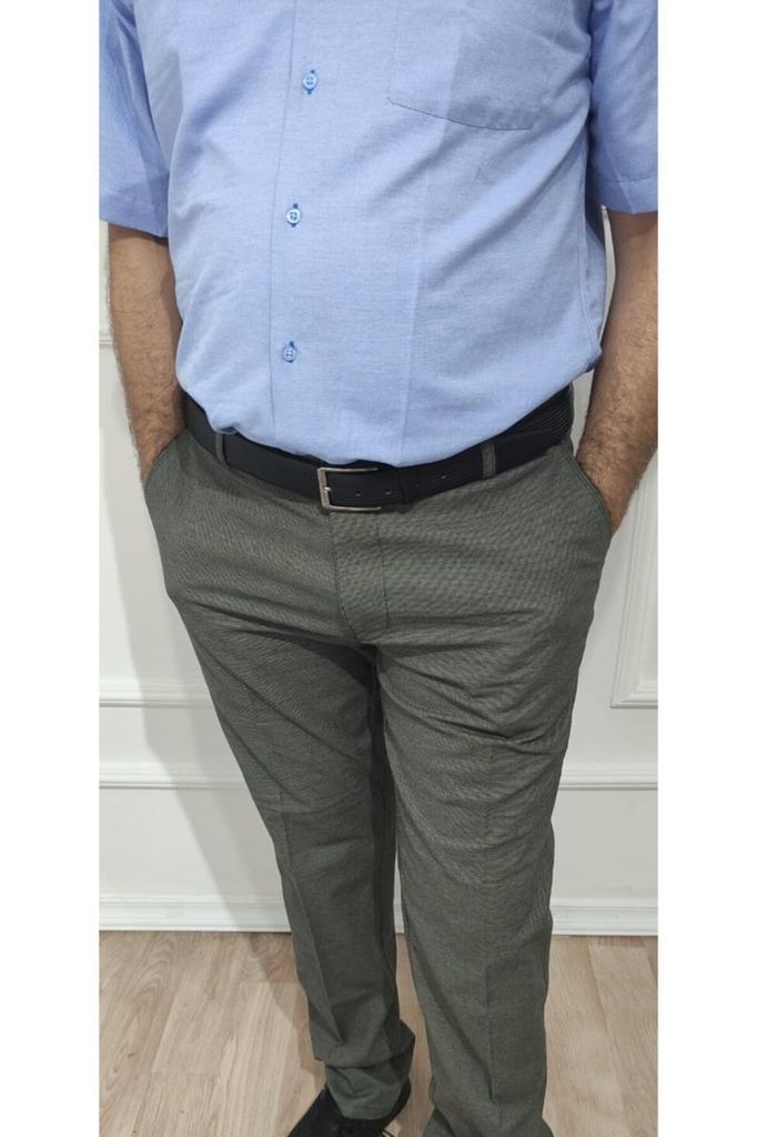 Мужские брюки больших размеров Мужские классические удобные льняные брюки цвета хаки