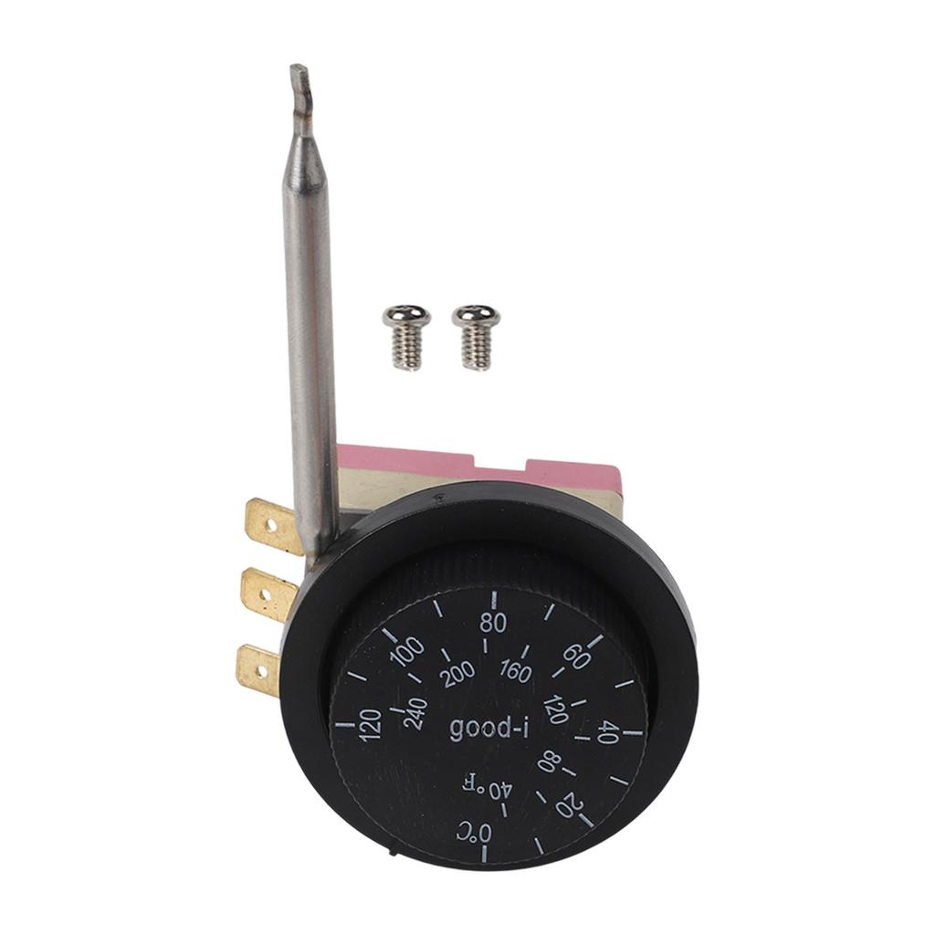 1x Переключатель Регулируемый Стальной и Пластиковый Контроллер Термостата