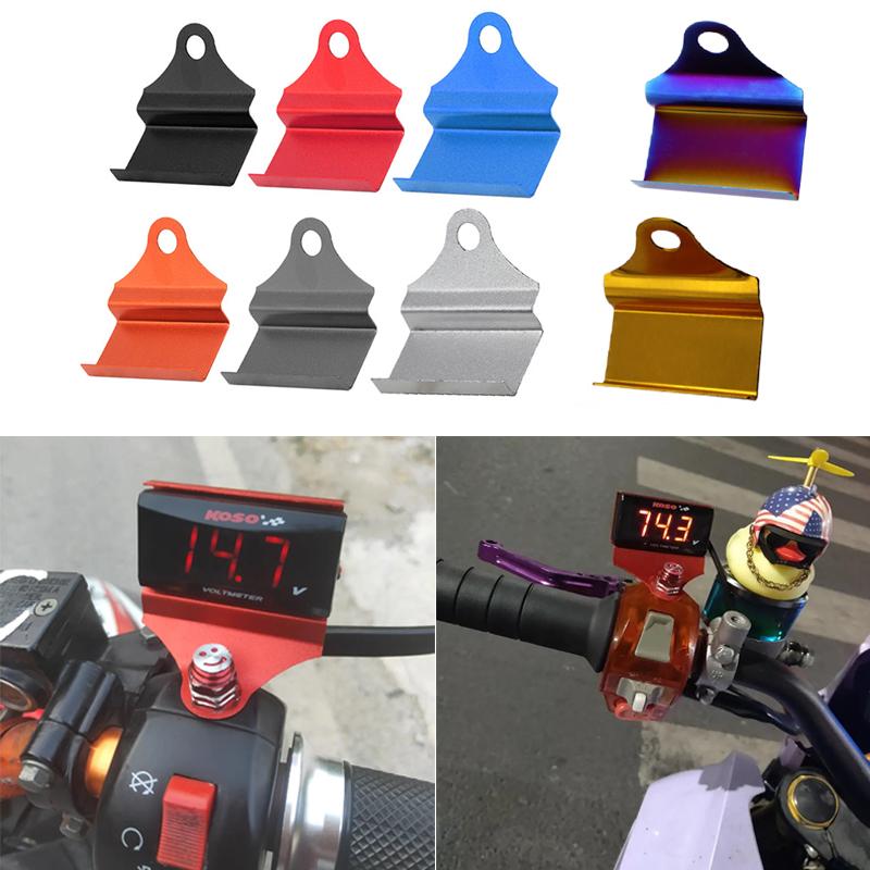 Meter Bracket Aluminum Square Bracket Holder For Motorcycle Water temperature Voltmeter Tachometer Mounting Holder Universal