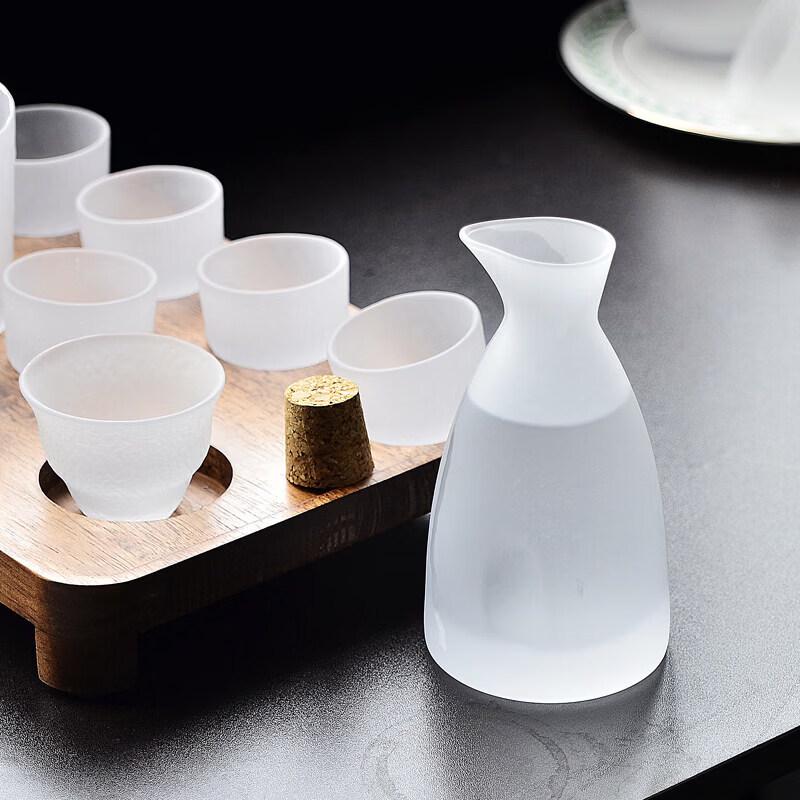 Chixing Hammered Glass Sake Set