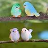 Artificial Little Bird Figurine Animal Model Home Decor Mini Garden Accessories