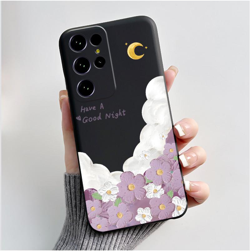 Чехол для Oukitel C61/C61 Pro/C61 GT, эстетичный, милый, с мультяшным черным котом, мягкий силикон, задняя крышка, противоударный, ТПУ, чехол для телефона