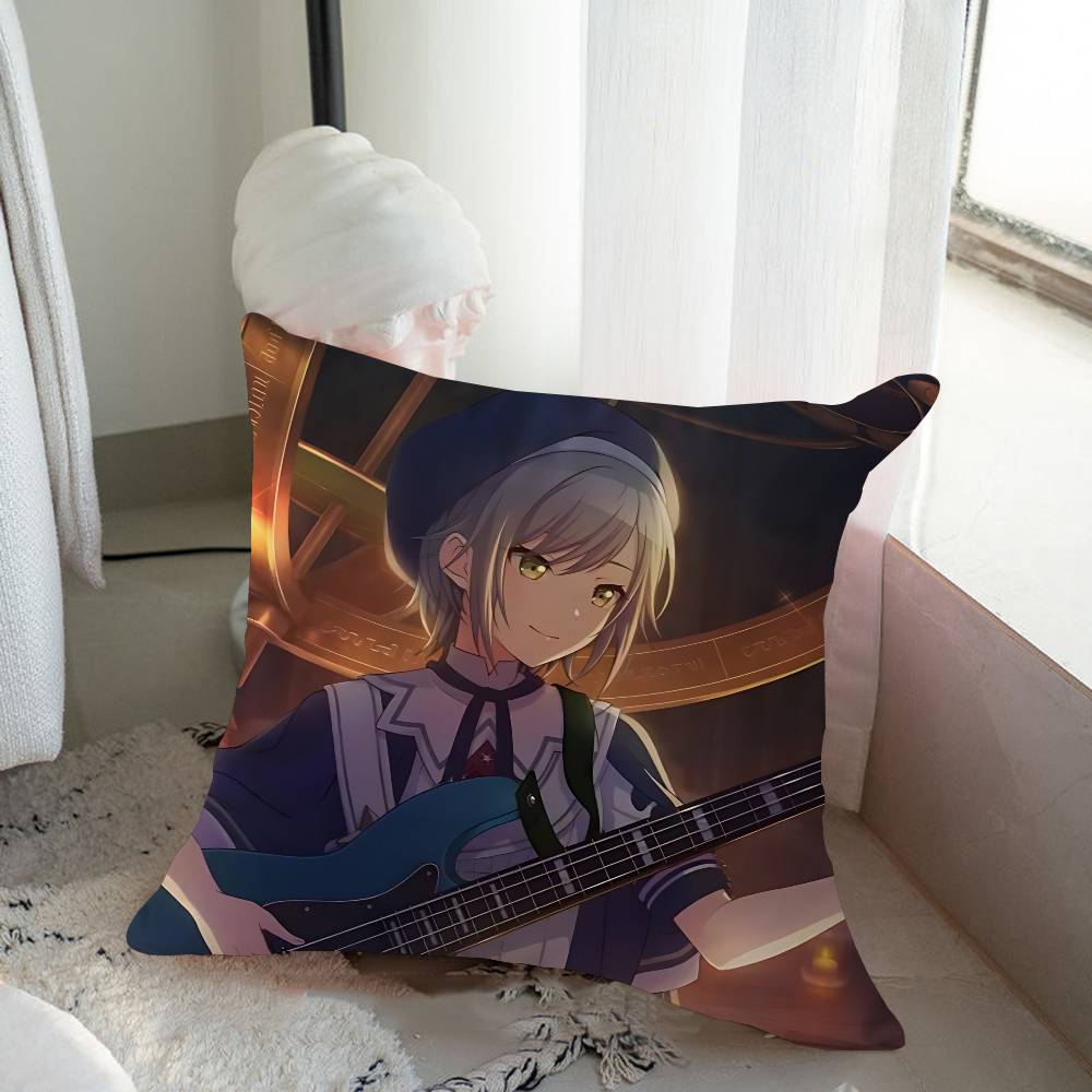 Anime H-Hinomori S-Shiho Pillow Cover Design Cushion Cover Decor Holiday Decorati