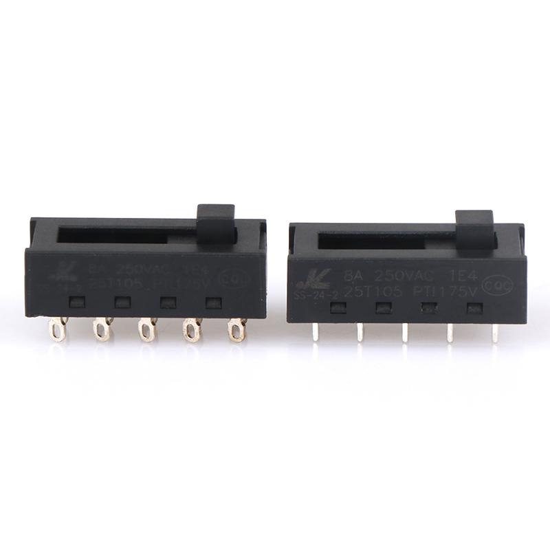 8A 250Vac 4Positions 10Pin Ss-24-2 Hot Cold Air Cylinder Toggle Slide Dip Switch