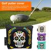 Чехол для клюшки Mallet, чехол для клюшки Mallet, уникальный чехол для клюшки Mallet с принтом черепа, защитный чехол для клюшки Mallet, аксессуар для гольфа