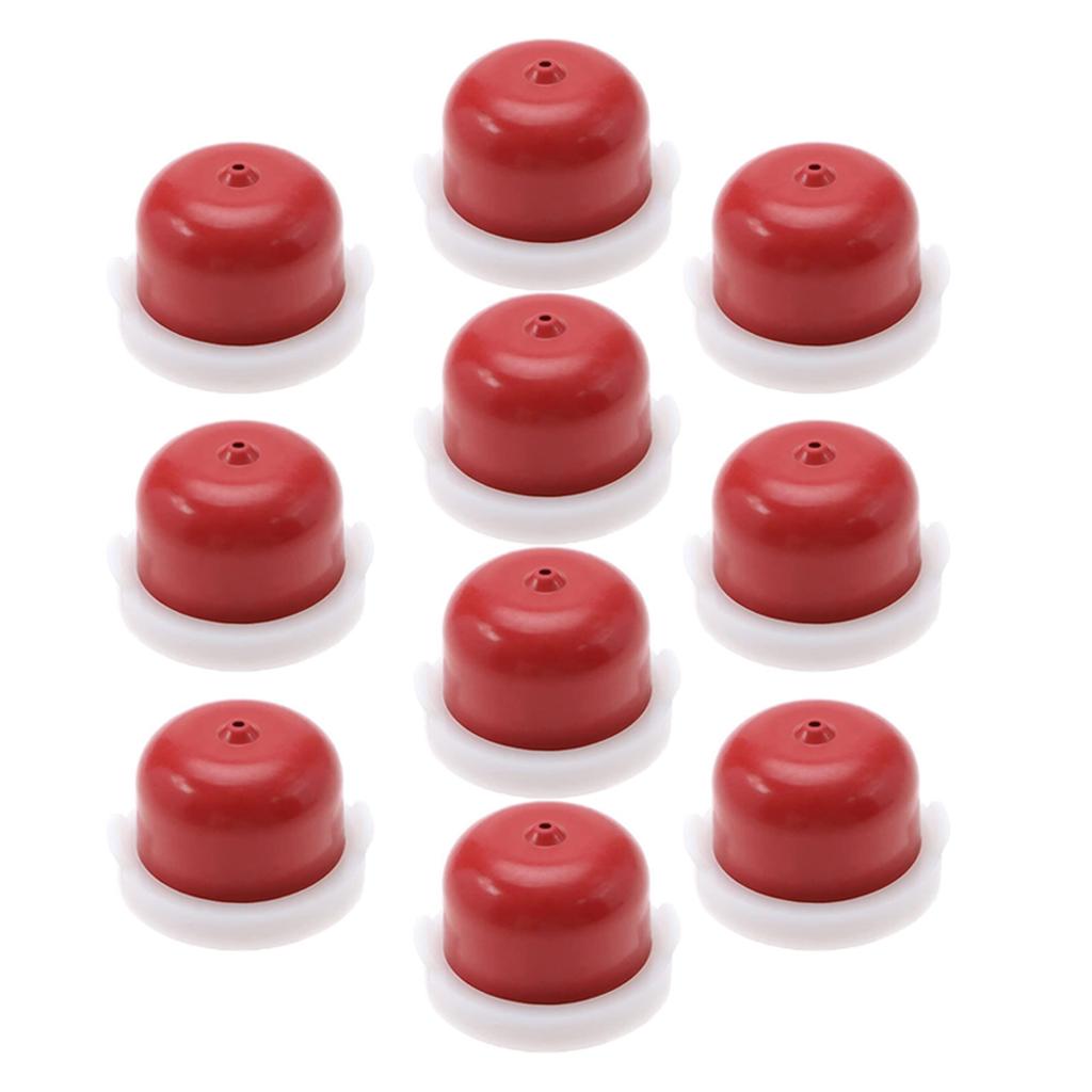 10 PCS Primer Bulbs Oil Filter Carburetor Oil Bubble Fuel Pump Carburetter Primer Plastic Material for 594281 Lawn Mower