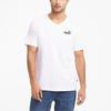 PUMA T Shirts Men's White V Neck Moderate Straight Fit 630562-02