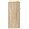 Reception Desk in Sonoma Oak 200 x 50 x 103.5 cm Particleboard